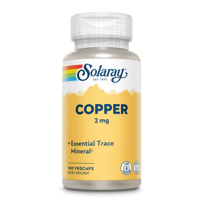 Мідь, Copper 2mg - 100 caps