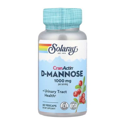 Д- манноза, CranActin D-Mannose 1000mg - 60 vcaps