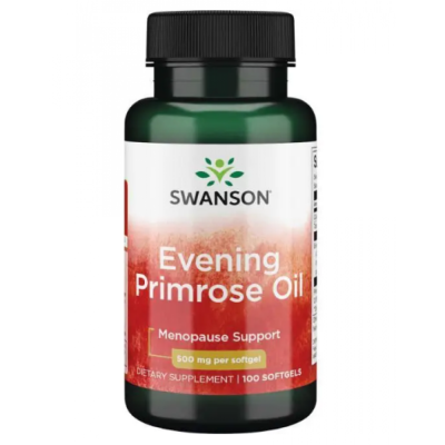 Олія примули вечірньої, Evening Primrose Oil 500mg - 100 softgels