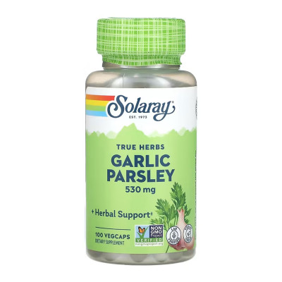 Часник та Петрушка, Garlic Parsley 530mg - 100 vcaps Часник та Петрушка, Garlic Parsley 530mg - 100 vcaps