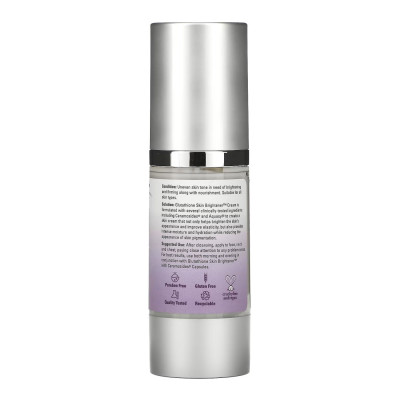 Крем для обличчя з глутатіоном, Glutathione Skin Brightener Cream - 2 fl oz (59 ml)