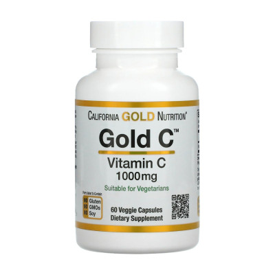 Вітамін С,Gold Vitamin C 1000mg - 60caps