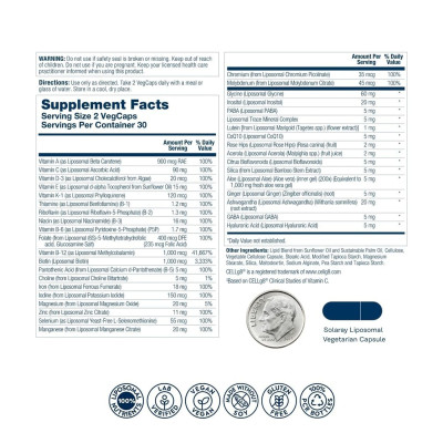 Liposomal Multivitamin Womens - 60 vcaps