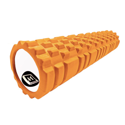 Масажний ролер EasyFit Grid Roller 60 см v.3.1 помаранчевий