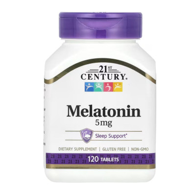 Мелатонін, Melatonin 5 mg - 120 tabs