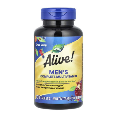 Мультивітамінний комплекс для чоловіків, Men's complete multivitamin - 130 tabs