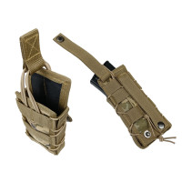 Підсумок під магазин АК/РПК одинарний відкритий піксель ЗСУ MM-14 (MOLLE, підсумок на розгрузку, жилет, РПС)