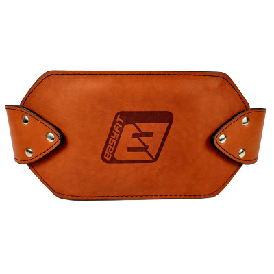 Пояс для обтяжень EasyFit (шкіра) до 200 кг коричневий