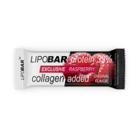 Протеїновий батончик, Lipobar Exclusive - 50g Raspberry