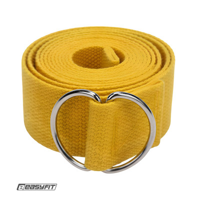 Ремінь для йоги EasyFit жовтий Ремінь для йоги EasyFit жовтий