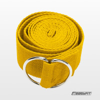 Ремінь для йоги EasyFit жовтий