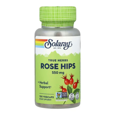 Плоди Шипшини, Rose Hips Fruit 550mg - 100 vcaps Плоди Шипшини, Rose Hips Fruit 550mg - 100 vcaps