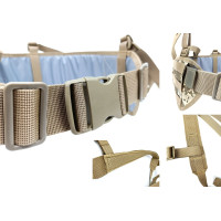 Тактичний пояс розвантажувальний РПС з кріпленнім MOLLE та плечовими лямками піксель ЗСУ MM-14 без підсумків
