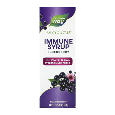 Сироп із чорною бузиною, Sambucus Immune Syrup - 8 oz Сироп із чорною бузиною, Sambucus Immune Syrup - 8 oz