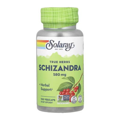 Ягоди Лимонника Китайського, Schizandra Berry 580mg - 100 vcaps Ягоди Лимонника Китайського, Schizandra Berry 580mg - 100 vcaps