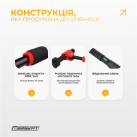 Турнік у дверний проріз EasyFit PowerBar (130–170 см)