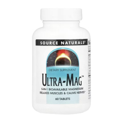 Ультра Маг Комплекс магнію з Б6, Ultra-Mag Magnesium Complex - 60 Tablets