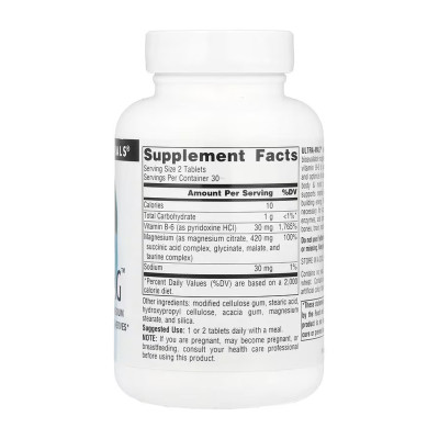 Ультра Маг Комплекс магнію з Б6, Ultra-Mag Magnesium Complex - 60 Tablets