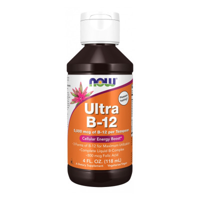 Вітамін Б12 (рідкий), Ultra B-12 Liquid - 118 ml