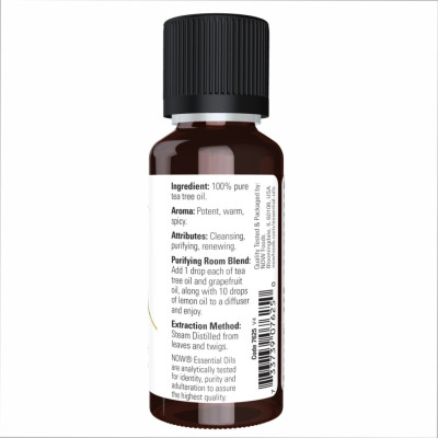 Олія Чайного дерева, Tea Tree Oil - 30ml (1fl.oz)