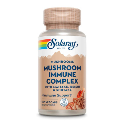 Грибний комплекс для імунітету, Mushroom Immune Complex 600mg - 100 vcaps Грибний комплекс для імунітету, Mushroom Immune Complex 600mg - 100 vcaps