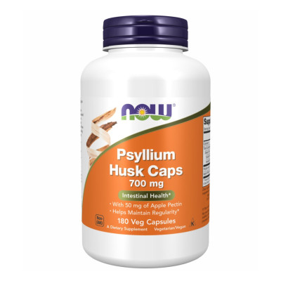 Псиліум хаск з пектином, Psyllium Husk 700mg+Pectin - 180 vcaps