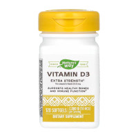 Вітамін Д3, Vitamin D3 Extra Strength 2000 IU - 120 softgels