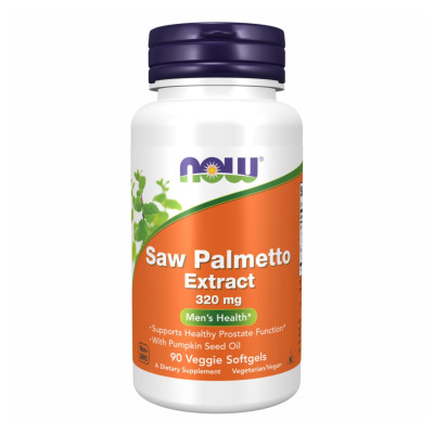 Екстракт Пельметто, Saw Palmetto 320mg - 90 vgels