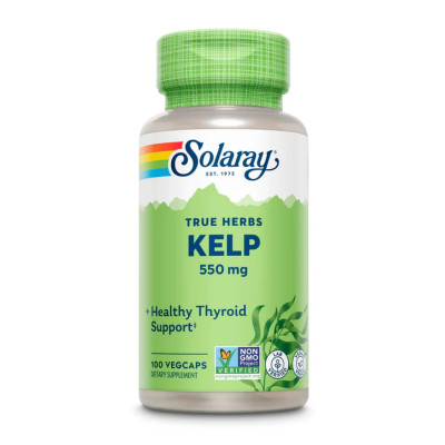 Келп, Kelp Seaweed 550mg - 100 vcaps