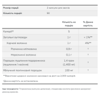 Псиліум хаск з пектином, Psyllium Husk 700mg+Pectin - 180 vcaps