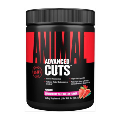 Жироспалювач, Animal Advanced Cuts - 239.4g Strawberry Watermelon Жироспалювач, Animal Advanced Cuts - 239.4g Strawberry Watermelon