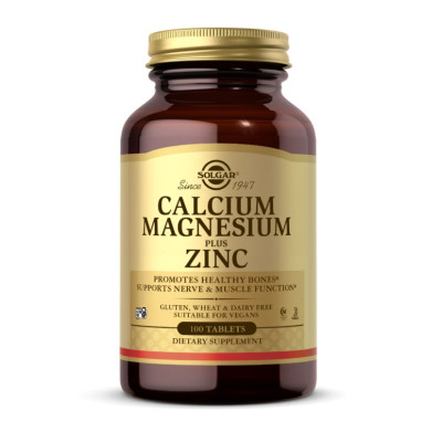 Кальцій Магній і Цинк, Calcium Magnesium Plus Zinc - 100 tabs