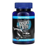Мультивітаміни для хлопчиків-підлітків, Power Teen His Chewable - 60 tabs