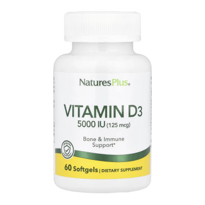 Вітамін Д3, Vitamin D3 5000 IU - 60 softgels Вітамін Д3, Vitamin D3 5000 IU - 60 softgels