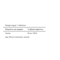Глюконат Заліза, Ferrous Gluconate (28 mg Iron ) - 100 Tablets