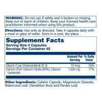Кальцій цитрат, Calcium Citrate w/Vit D-3 1000mg - 180 caps