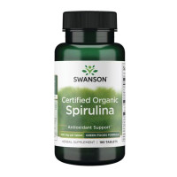 Спіруліна, Certified Organic Spirulina 500mg - 180 tabs