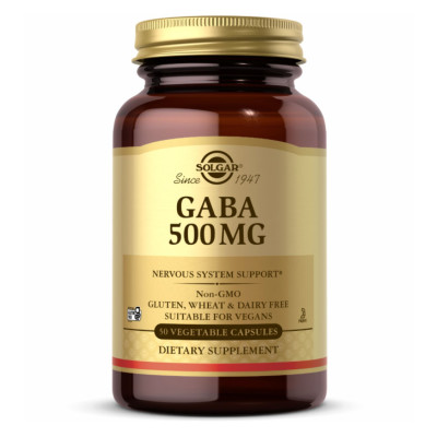 ГАБА, GABA 500mg - 50 Vcaps ГАБА, GABA 500mg - 50 Vcaps