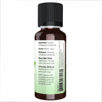 Олія кориці та касії, Org Cinnamon Cassia Oil - 30ml (1fl.0z)