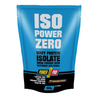 Ізолят сироваткового протеїну, ISO Power Zero - 500g Chocolate Strudel