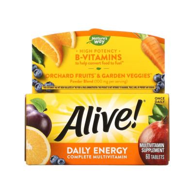 Мультивітаміни, Daily Energy (With Iron) - 60 tabs Мультивітаміни, Daily Energy (With Iron) - 60 tabs
