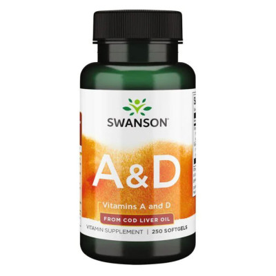 Вітамін А Д, Vitamin A D - 250 Sgels Per Bottle