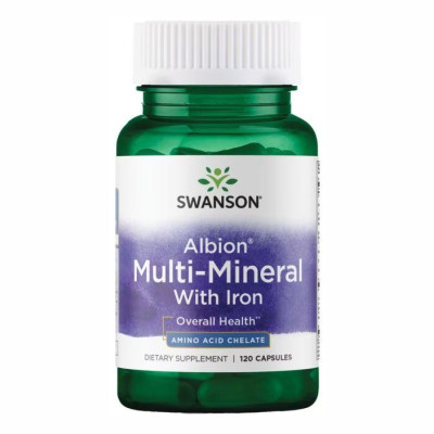 Chelated Multi-Mineral With Iron - 120caps Chelated Multi-Mineral With Iron - 120caps