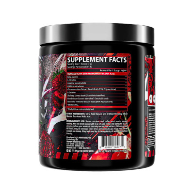 Outrage High‑Stim Pre‑Workout - 30 servings Fruit Punch
