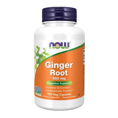 Корінь імбиру, Ginger Root 550mg - 100 vcaps Корінь імбиру, Ginger Root 550mg - 100 vcaps