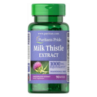 Екстракт розторопші, Milk Thistle 4:1 Extract 1000mg - 90softgels.