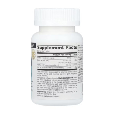 Advanced Ferrochel™ 27mg - 180 tabs