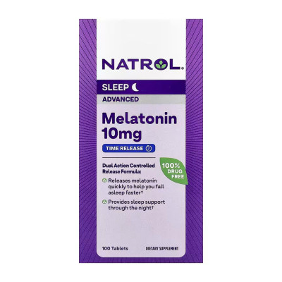 Advanced Sleep Melatonin 10mg - 100 tabs Advanced Sleep Melatonin 10mg - 100 tabs