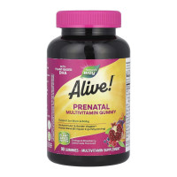 Мультивітаміни для вагітних, Alive!® Prenatal Multivitamin Gummy - 90 gummies