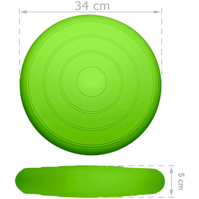 Балансувальна масажна подушка гладка EasyFit Balance Cushion Салатовий Балансувальна масажна подушка гладка EasyFit Balance Cushion Салатовий